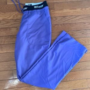 Purple scrub pants